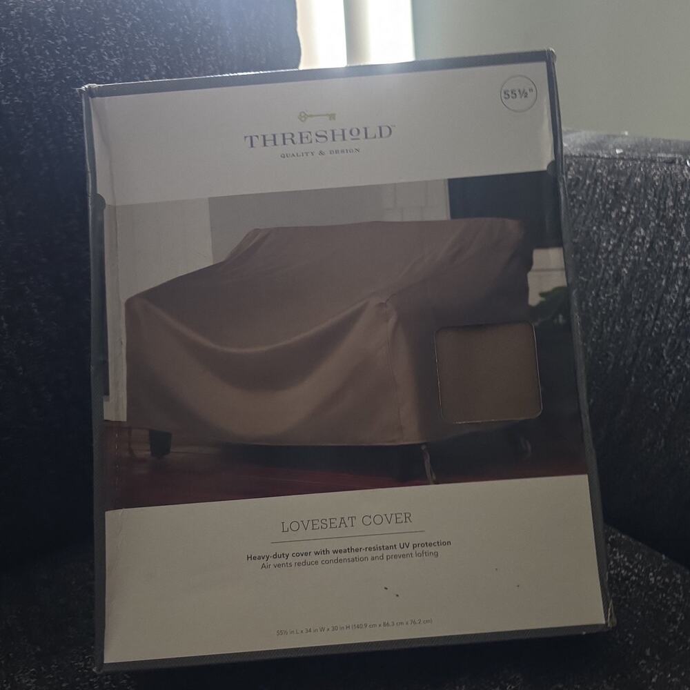 Threshold love seat cover